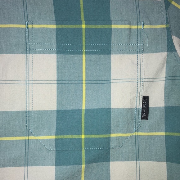 Columbia 100% Cotton Men’s Short Sleeve Shirt - Picture 4 of 7